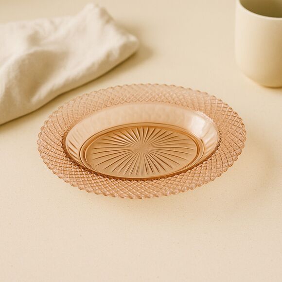 Anchor Hocking | Miss America Pink Depression Glass Oval Veggie Bowl 10” | EUC - Picture 1 of 4